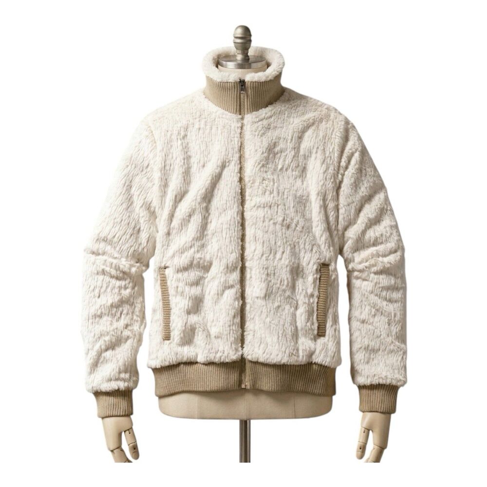 Patagonia Conejo Sherpa Jacket Womens S White Teddy Fleece Apres Ski Gorpcore